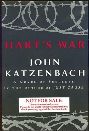 Imagen del vendedor de HART'S WAR a la venta por Gibson's Books