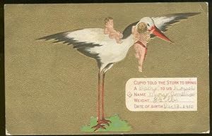Seller image for CUPID TOLD THE STORK TO BRING A BABY for sale by Gibson's Books