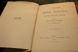 Bild des Verkufers fr A Treasury Of Irish Poetry zum Verkauf von SGOIS