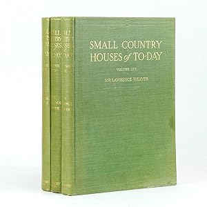 Bild des Verkufers fr SMALL COUNTRY HOUSES OF TO-DAY zum Verkauf von Jonkers Rare Books