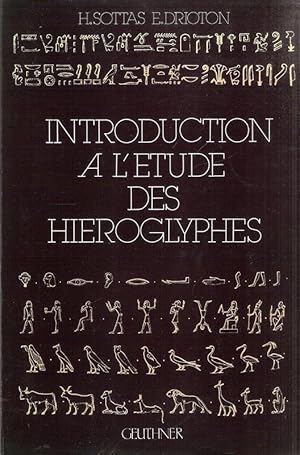 Introduction a l'etude des hieroglyphes.