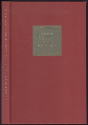 Imagen del vendedor de Deutsches Literaturarchiv Schiller- Nationalmuseum. Die Institute der Deutschen Schillergesellschaft in Marbach am Neckar vorgestellt von seinen Mitarbeiters a la venta por Graphem. Kunst- und Buchantiquariat