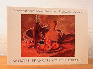 Seller image for Artistes et peintres franais contemporains. Le nouveau visage de la galerie Paul Vallotton, Lausanne. Exposition du 28 octobre au 27 novembre 1982 for sale by Antiquariat Weber