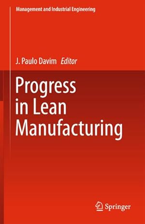 Bild des Verkufers fr Progress in Lean Manufacturing zum Verkauf von AHA-BUCH GmbH