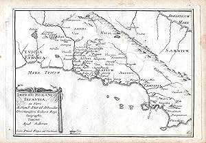 Image du vendeur pour Imperii Romani Infantia" - Italia Roma Napoli map carta Karte mis en vente par Antiquariat Steffen Vlkel GmbH