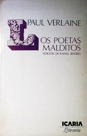 POETAS MALDITOS, LOS. Edición de Rafael Sender