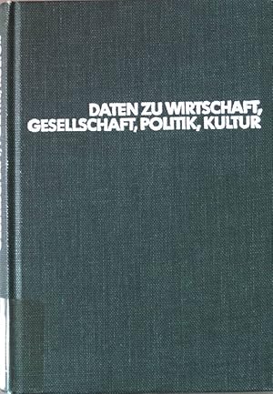 Seller image for Daten zu Wirtschaft, Gesellschaft, Politik, Kultur der Bundesrepublik Deutschland : 1950 - 1975 ; (mit Vergleichszahlen EG-Lnder u. DDR). for sale by books4less (Versandantiquariat Petra Gros GmbH & Co. KG)