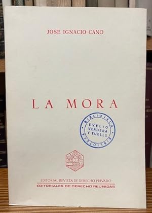 Imagen del vendedor de LA MORA a la venta por Fbula Libros (Librera Jimnez-Bravo)