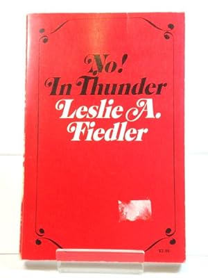 Bild des Verkufers fr No!: In Thunder zum Verkauf von PsychoBabel & Skoob Books