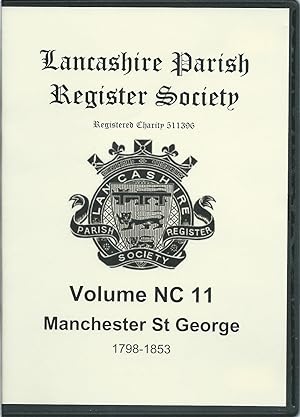 Parish Register Manchester St George 1798 - 1853 CD-Rom