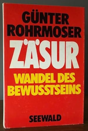 Seller image for Zsur. Wandel des Bewutseins. for sale by Antiquariat Lohmann