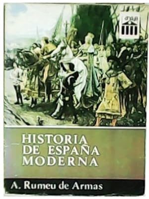Bild des Verkufers fr Historia de Espaa Moderna / Historia de Espaa contempornea. Tomos I y II. zum Verkauf von Librera y Editorial Renacimiento, S.A.