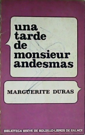 Imagen del vendedor de Una tarde de Monsieur Andesmas. Traduccin de Caridad Martnez. a la venta por Librera y Editorial Renacimiento, S.A.