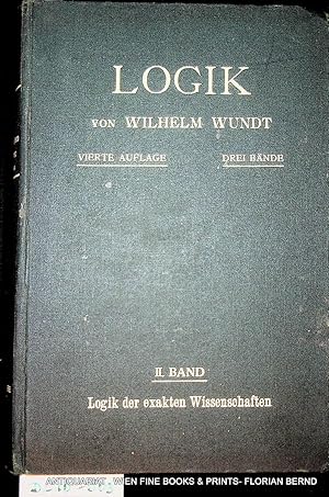 Logik der exakten Wissenschaften. (= Logik. Eine Untersuchung der Prinzipien der Erkenntnis und d...