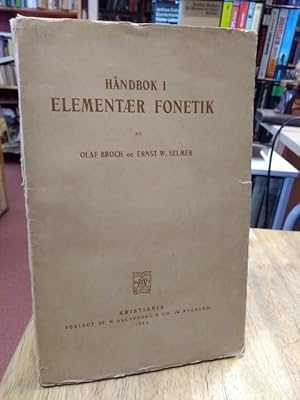 Bild des Verk�ufers f�r H�ndbok i elementaer fonetik. zum Verkauf von NORDDEUTSCHES ANTIQUARIAT