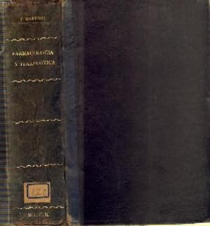 Seller image for TRATADO DE FARMACOLOGIA Y TERAPEUTICA for sale by Librera Raimundo