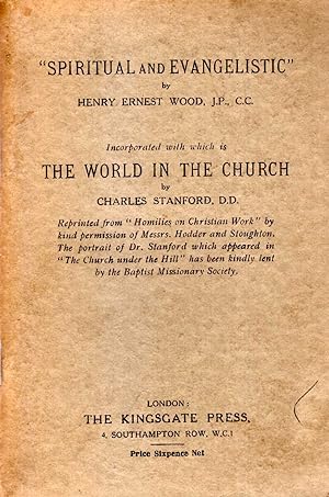 Seller image for Spiritual and Evangelistic" with The World in the Church for sale by Pendleburys - the bookshop in the hills
