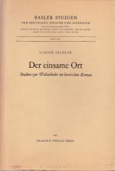Bild des Verk�ufers f�r Der einsame Ort zum Verkauf von SKULIMA Wiss. Versandbuchhandlung
