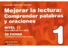 Imagen del vendedor de Coleccin estimular y aprender. Mejorar la lectura: comprender palabras y oraciones. Nivel 1. a la venta por Espacio Logopdico