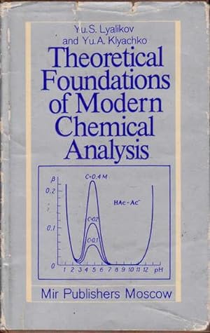 Immagine del venditore per Theoretical Foundations of Modern Chemical Analysis venduto da Goulds Book Arcade, Sydney