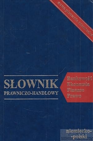 Imagen del vendedor de Slownik prawniczo-handlowy niemiecki-polsko a la venta por Leipziger Antiquariat