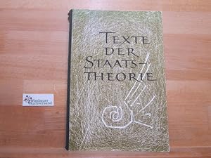 Seller image for Texte der Staatstheorie; Teil: Kommentar. for sale by Antiquariat im Kaiserviertel | Wimbauer Buchversand