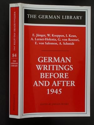 German Writings Before and After 1945