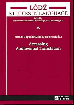 Bild des Verkufers fr Accessing audiovisual translation. Ldz studies in language Vol. 35. zum Verkauf von Fundus-Online GbR Borkert Schwarz Zerfa