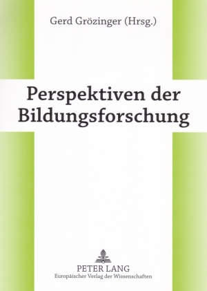 Bild des Verkufers fr Perspektiven der Bildungsforschung. zum Verkauf von Fundus-Online GbR Borkert Schwarz Zerfa