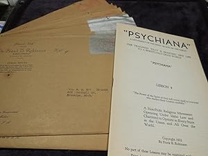 Seller image for Psychiana - A Movement of the Spirit of God on the Earth, Lessons 4-6, 8-20 (Set of 16 Lessons) for sale by Veronica's Books