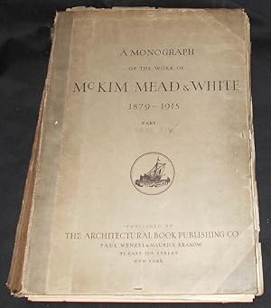 A Monograph of the Work of McKim Mead & White 1879-1915 Volume Two