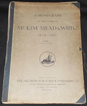 A Monograph of the Work of McKim Mead & White 1879-1915 Volume Four