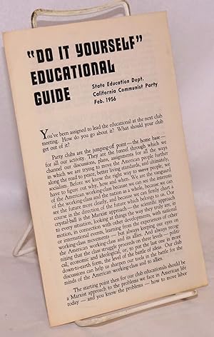 Seller image for Do it yourself" educational guide for sale by Bolerium Books Inc.