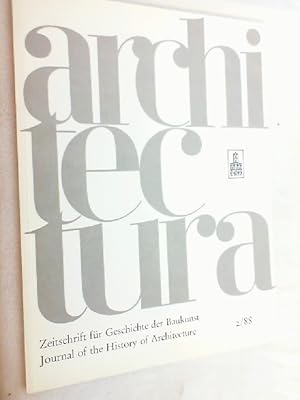 Architectura : Zeitschrift für Geschichte der Baukunst 2/88
