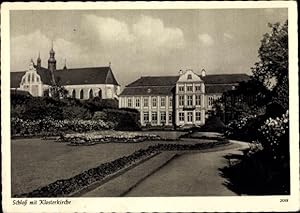 Ansichtskarte / Postkarte Oliva Danzig, Schloss mit Klosterkirche