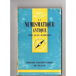 Seller image for La Numismatique antique / Jean Babelon for sale by LLIBRERIA TECNICA