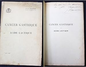 Cancer Gastrique et Acide Lactique