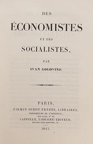 Des économistes et des socialistes