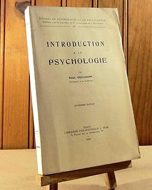 Seller image for INTRODUCTION A LA PSYCHOLOGIE for sale by Livres 113