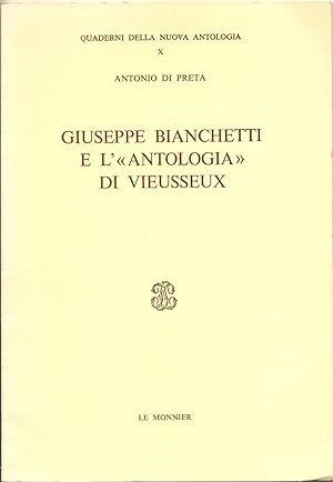 Giuseppe Bianchetti e l'«Antologia» di Viesseux.