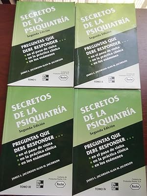 Seller image for Secretos De La Psiquiatria. Preguntas Que Debe Responder. 4 Tomos for sale by Libreria Babel