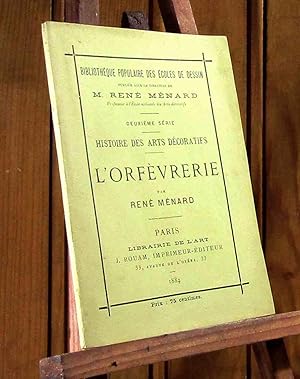 Seller image for L'ORFEVRERIE for sale by Livres 113