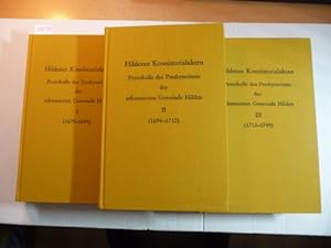 Hildener Konsistorialakten. Protokolle des Presbyteriums der reformierten Gemeinde Hilden Band I....