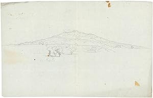 Bild des Verkufers fr Sizilianische Landschaft bei Aci Reale, Sommer 1844. zum Verkauf von Galerie Joseph Fach GmbH