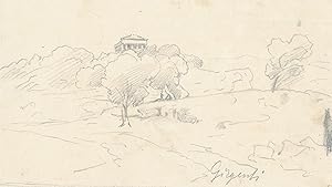 Bild des Verkufers fr Concordia-Tempel, Agrigent, Sommer 1844. zum Verkauf von Galerie Joseph Fach GmbH