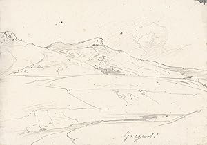Bild des Verkufers fr Landschaft bei Agrigent, Sommer 1844. zum Verkauf von Galerie Joseph Fach GmbH