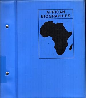 African Biographies Algeria - Ethiopia