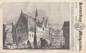 Seller image for The Town-House of Ulm in Wirtemberg; The Natural and Civil History of Ceylon Part I.; The Significance of Man in the Universe; Ancient Architecture, etc. Issue No. 172, March 7th, 1835. A complete rare weekly issue of the Saturday Magazine, 1835. for sale by Cosmo Books