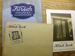 Three Items - Kirsch Manufacturing Company - 1929 Kirsch Book - Kirsch Drapery Hardware General C...