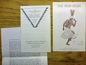 Three items from the California State Indian Museum - 1958